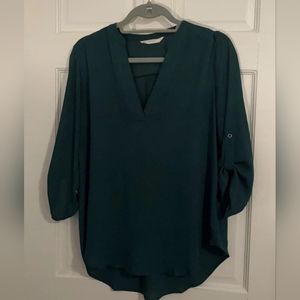 Silky Forest Green Shirt